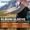 Incrediwear Elbow Sleeve – Elbow Brace for Elbow Support, Joint Pain Relief, Inflammation Relief, and Circulation, Tendonitis, Golf and Tennis Elbow Brace for Women and Men (Grey, Small/Medium)