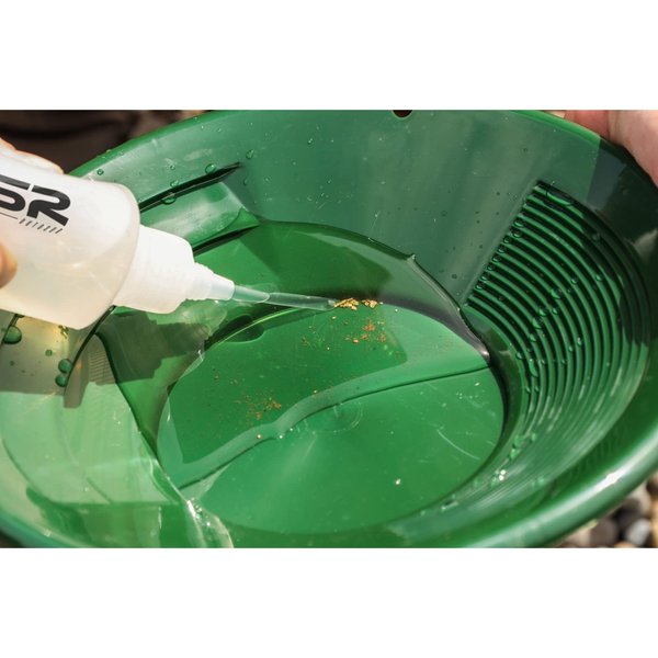 ASR Outdoor Gold Pan Gold Prospecting Beginners Kit, Vial, Snifter Bottle, 5 Piece Green