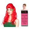 Poison Ivy Beehive Color Red - Enigma Wigs Women's Villain Classic Thurman Bundle with Wig Cap, MaxWigs Costume Wig Care Guide