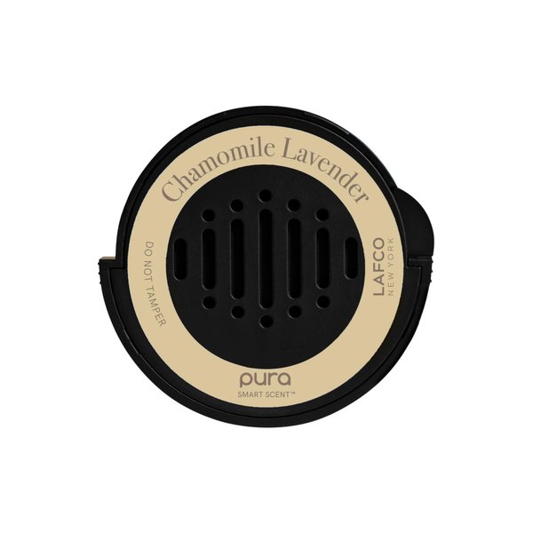 LAFCO New York Pura Car Smart Diffuser Refill, Chamomile Lavender - 30-Day Scent - Free of Parabens & Phthalates - Cruelty Free
