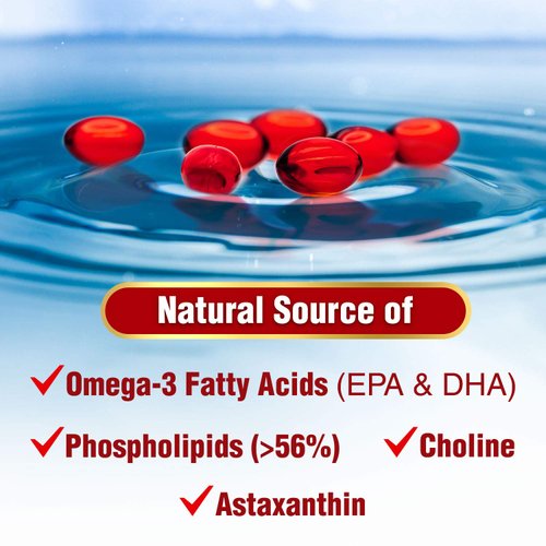 LABO Nutrition Perfect Krill EX, The Purest Ultra Strength Antarctic Krill Oil, Highest Phospholipids (>56%), with Choline & Astaxanthin, Omega 3, Joint Support, 100% Made in USA, 60 softgel