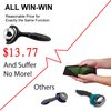 Vinyl Quote Me Roller Massage Ball - Ergonomic Handle Cold Warm Compression Temperature Keeper Stainless Steel Muscle Pain Relief Body Neck Shoulder Back Leg Calf Therapy Ice Heat Hot-Roller Stick