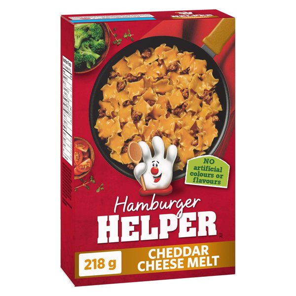 Hamburger Helper, Cheddar Cheese Melt, 218g/7.7oz., (Imported from Canada)