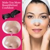 AIQIUSHA Blackhead Remover Pore Nose Strips,90PCS Deep Cleansing Nose Strips with Natural Charcoal for Instant Blackhead Removal and Pore Unclogging for Women(Red)