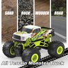 Scientoy Remote Control Car, 20KM/H Monster Truck Toys for Ages 5-7, 1:16 Scale All Terrain RC Cars for Boys & Girls Age 4-7, 2.4Ghz Off Road RC Truck, Christmas Birthday Gift for Kids