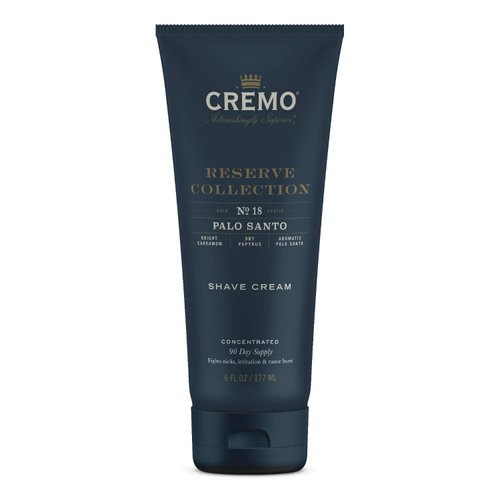Cremo Palo Santo Reserve Collection Shave Cream, 6 Fluid Ounce - Smooth Shaving Cream Fights Razor Burn, Nicks and Cuts