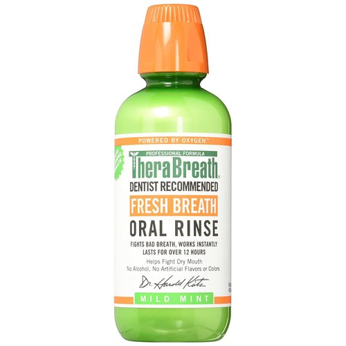 TheraBreath Oral Rinse with Dosage Cap-16 oz