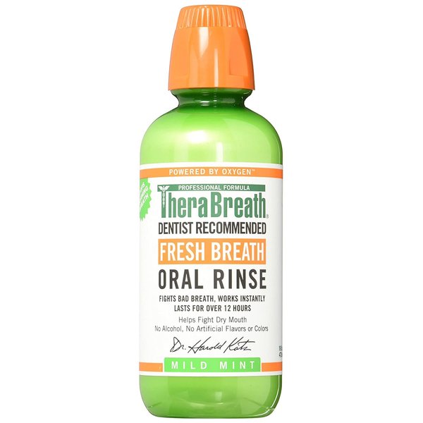 TheraBreath Oral Rinse with Dosage Cap-16 oz