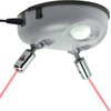 Zone Tech Garage Parking Assist Dual Laser Guide - High-Tech Professional 360 –Degree Adjustable to Wider Angles, Sensor with AC Adapter and Battery Backup for Car/Automotive