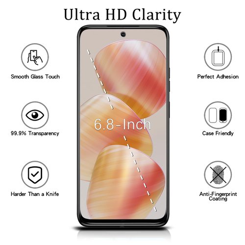 MAYtobe [2-Pack Privacy Screen Protector Designed for Motorola Moto G Power 5G 2025 Tempered Glass, Anti Spy, No Bubbles, Anti Scratch, Easy to Install