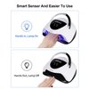 WEVILI 208W UV LED Nail Lamp, Faster Nail Dryer Gel Polish Light for Hands & Feet, Professional UV Nail Light with 4 Timers & Auto Sensor, Portable Handle Curing UV Light for Nails Gel Lamp Machine