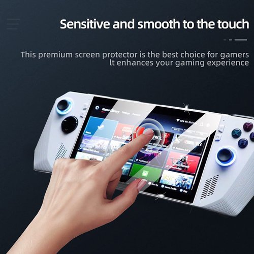 Compatible for ROG Ally Screen Protector, [2 Pack] 9H Tempered Glass Screen Protector Film Compatible for ROG Ally Handheld Game (2 pack)