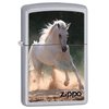 Zippo Lighter - Personalized Message Engraved on Backside Customized White Horse Windproof Lighter #Z431