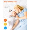 akolik Teething Toys for Babies, Baby Teethers Toy Teething Ring Silicon, Grasping Teething Toy, BPA Free Teething Nursing Accessories for 3+ Months Boy, Girl Toddlers