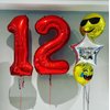 40 Inch Red 10 Number Balloons Giant 10 Balloons Red Birthday 10 Balloons 10th Birthday Anniversary Events Party Decorations Supplies