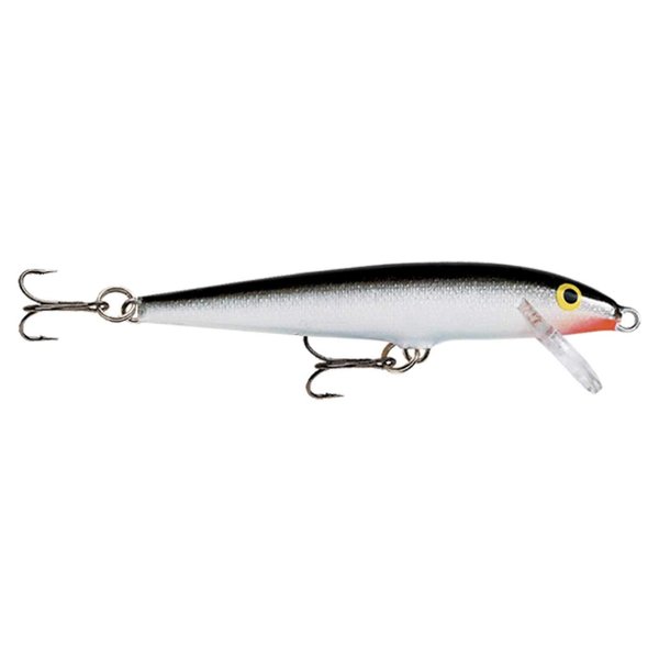 Rapala Original Floater 07 Fishing lure (Silver, Size- 2.75), 9, Firetiger