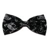 Special Prints Hairbows- Music Notes, Houndstooth,argyle, Nascar, Cammo (Group 2 of 2) (Barrette, Musical Instruments in Black)