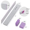 25 Pcs Nail Files for Acrylic Nails and 50 Pcs Mini Buffer Block File, 100/180 Grit Nail Buffer Double Sides Emery Boards Fingernail Files