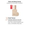 [JUNGSAEMMOOL OFFICIAL] Skin Nuder Foundation 1.0 fl oz (30 ml) with Exclusive Puff (Light) | Korean Foundation | Makeup Artist Brand | Flawless Coverage | Dewy Finish | Long-lasting