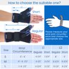 Velpeau Wrist Brace with Thumb Spica Splint for De Quervain's Tenosynovitis, Carpal Tunnel Pain, Stabilizer for Tendonitis, Arthritis, Sprains & Fracture Forearm Support Cast (Short, Left Hand -M)