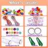 Crafts for Girls Ages 4-12 Gift Make Your Own Flower Bouquet with Buttons Felt Flowers, Graduation Gifts Vase Art and Craft for Children - DIY Activity for Boys & Girls Age 6 7 8 9 10 11 12 Year Old