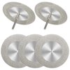 5Pcs 60mm Diamond Cutting Disc Cut Off Wheels with 5Pcs Mandrel 1/8'' Shank Stone Blade for Rotary Tool Cutting Discs Polishing Glass Tiles Marble Plastic Jade (2.36in)