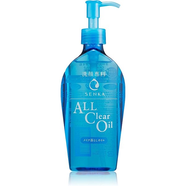 mussor Senka Cleansing Oil ALL Clear Oil 7.77Floz(230ml) Makeup Remover Oil JAPAN For Face And Waterproof Mascara