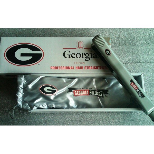 Georgia Bulldogs Professional Hair Straightener by Ionika