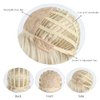 HSPJHTM Blonde Bob Wigs,Short Bob Hair Wigs 14" Straight with Flat Bangs Synthetic Colorful Cosplay Daily Party Wig for Women Natural (Free Wig Cap)