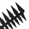 Wide Tooth Comb, Double Sided Comb 20x8x0.5cm Wide Tooth Detangling Comb Men Styling Comb for Hair Styling Unique Hair Style Salon and Home Use (Black)