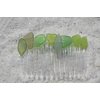 Sea Glass in Shades of Green Hair Comb