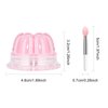 FREEORR 2Pc Jelly Lip Mask Overnight,Fruity Peach Lip Sleeping Mask Day Night Repair Kawaii Lip Balm Hydrate Plump Dry Lip Scrubs Exfoliator,Lip Care Lip Moisturizer with Collagen-Peach