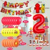 Fire Truck Party Decorations 2 Years Old,Fire Truck Birthday Party Balloons Fire Party Balloons Jumbo Fire Truck Balloon for Campfire Hunting Decor Rescue Theme Party Firefighter Party Supplies