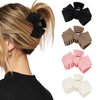 CURASA 4pcs Bow Claw Clip Bow Hair Clips for Women Medium Claw Clips for Thin Hair Thick Hair Claw Clips for Long Hair Cute Hair Clip Non Slip Hair Bow Clips for Women Hair Accessories for Women Girls