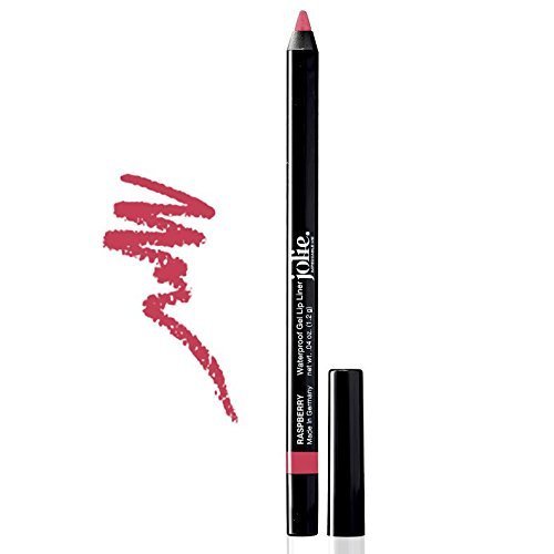 Jolie Cosmetics Waterproof Gel Lip Liner - Super Smooth, Extra Long-Wear (Raspberry)