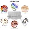 30 Slots Diamond Painting Storage Containers, Bead Organizer Box, Bead Storage Containers Plastic Diamond Painting Art Accessories Boxes Small Clear Embroidery Box for Craft Beads Rhinestones (1 Pack)
