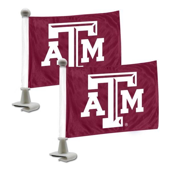 FANMATS 61931 Texas A&M Aggies Ambassador Car Flags - 2 Pack Mini Auto Flags, 4in X 6in, Perfect for Hood or Trunk