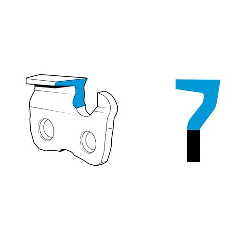 Oregon 20LPX078G PowerCut Saw Chain, 20",Grey