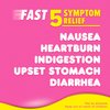 Pepto Bismol Chews, Fast and Effective Digestive Relief from Nausea, Heartburn, Indigestion, Upset Stomach, Diarrhea, 72 Total (3 Packs of 24)