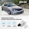 WIKIBB Timing Chain Tensioner Cover Plate Kit Replacement for Honda Acura K20 K20A K20Z K24 K24A Engines,Aluminium Alloy Timing Chain Tensioner Oil Return Plate Cover Drain Sidewinder