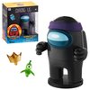 P.M.I. Among Us Crewmate Figure with Stamper | 4.5-Inch-Tall Among Us Toy + 3 Hidden Accessories| Among Us Party Favors and Playable Collectibles | Unique Impostor with Teeth and Tongue