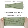 Huachi Headbands for Women Non Slip Women's Fashion Headbands Wide Headbands for Women's Hair Head Band Short Hair for Workout Yoga Sports Exercise Sweatbands Summer Hair Accessories Elastic Hair Band