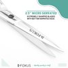 Professional Hair Cutting Scissors, Made of German Stainless Steel Hair Scissors, 6 inches Hair shears with Case, Barber Accessories Scissor Useful for Salon and Home (Silver Shine)