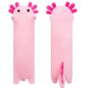 Yeqivo Long Axolotl Stuffed Animals, Soft Long Axolotl Plush Pillow Cute Axolotl Plush Body Pillow Gifts for Kids Girlfriend(Pink, 50cm)