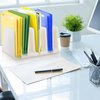 Desktop File Organizer, Mail Organizer, 7 Compartments Office File Sorter, for Easy access to your files, Invoices, Letters and more - 4.5" Height x 8.8" Width x 5.5" Depth - White, Eco-Friendly