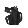 Barsony Black Leather Pancake Gun Holster for SIG 238 right