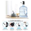 JOYHILL 5 Gallon Water Bottle Dispenser, USB Charging Water Bottle Pump, Portable Water Dispenser Pump for Camping（Black）