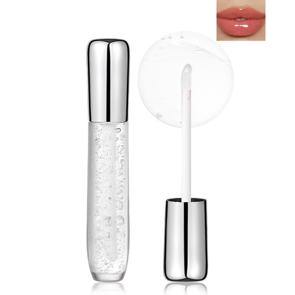 Clear Lip Gloss Lip Plumper, Hydrating Lip Glow Oil Plumping Lip Oil Gloss, Long Lasting Moisturizing Transparent Jelly Lip Gloss, High Shine Lipgloss Lip Glaze Lip Care for Women Girls-06