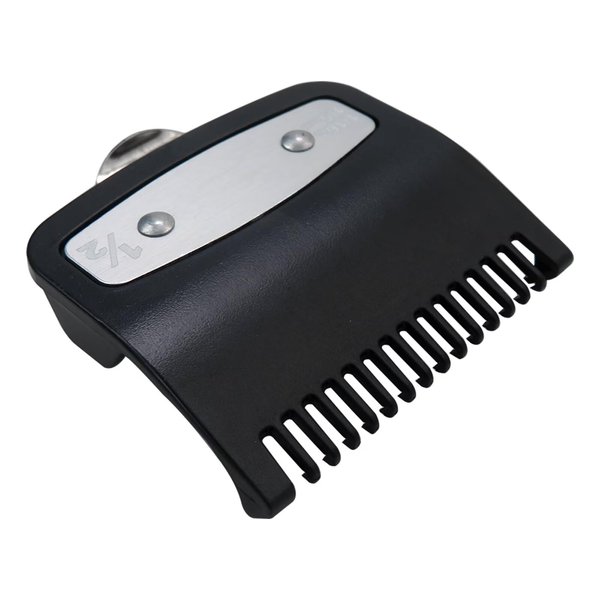 Latest Upgraded Clipper Guards for Wahl with Metal Clip- 1/16in (1.5mm), Professional Hair Cutting Guides for Wahl, Beard Trimmer Guards Combs Attachment for Wahl (Black)