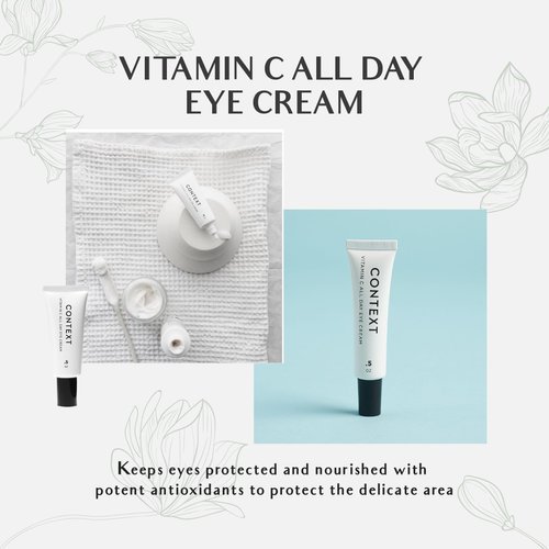 CONTEXT SKIN Eye Cream for Dark Circles and Puffiness | Revitalizing and Hydrating | Eye Cream Anti Aging Formula with Angelica, Echinacea, Licorice, Grape Seed Extracts, Vitamin C & E | Cruelty-Free
